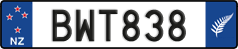 License plate of New Zealand, ABC1(23)