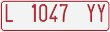 License plate of Indonesia, Temporary