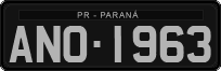 License plate of Brazil, Oldtimers (1990)