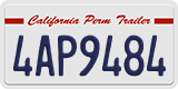California, Trailers (1AB2345)