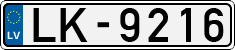License plate of Latvia, Regular car plates