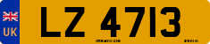 License plate of the United Kingdom, 1903 year system