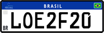 License plate of Brazil, Private owners (Mercosul)