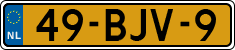 License plate of the Netherlands, Heavy Commercial Vehicles (1994 system)