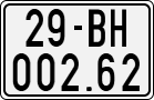 License plate of Vietnam, Motorcycles
