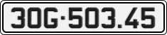 License plate of Vietnam, Cars