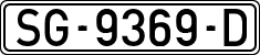 License plates of Spain, 1971 year series