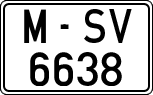 License plates of Spain, 1971 year series