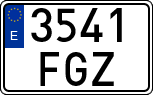 License plates of Spain, Ordinary (2000)