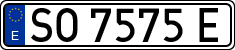 License plates of Spain, 1971 year series