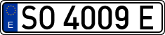 License plates of Spain, 1971 year series