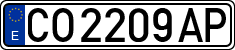 License plates of Spain, 1971 year series