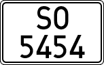 License plates of Spain, 1900 year series