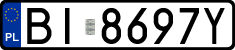 License plates of Poland, Regular car plates