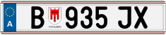 License plate of Austria, Regular plates