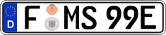 German license plate, Electric vehicles