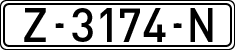 License plates of Spain, 1971 year series