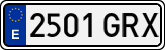 License plates of Spain, Ordinary (2000)