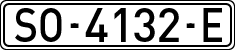 License plates of Spain, 1971 year series