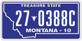 Montana, 1-12345A / 10-1234A