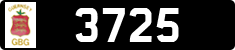 License plate of Guernsey, Regular plates