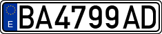 License plates of Spain, 1971 year series
