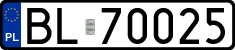 License plates of Poland, Regular car plates