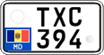 License plate of Moldova, Cars (2015)