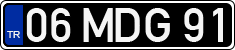 License plate of Turkey, Government and public administrations