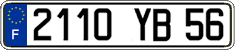 French license plate, FNI