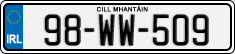 License plate of Ireland, Regular plates