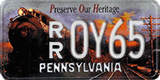 Pennsylvania, Specialty plates (A/B XXXX(X))
