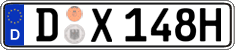 German license plate, Plates for oldtimers (type 