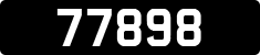 License plate of Guernsey, Regular plates