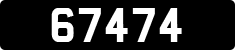 License plate of Guernsey, Regular plates