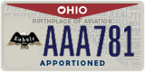 Ohio, Apportioned (ABC123)