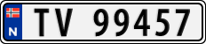 License plate of Norway, Cars