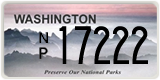 Washington, Specialty plates (12345)