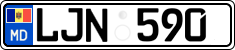License plate of Moldova, Cars (2015)