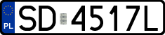 License plates of Poland, Regular car plates