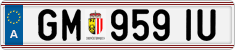 License plate of Austria, Regular plates