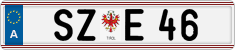 License plate of Austria, Vanity Plates