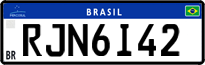 License plate of Brazil, Private owners (Mercosul)