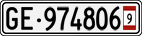 License plate of Switzerland, Provisional