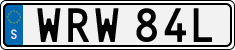 License plate of Sweden, Regular plates