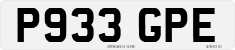 License plate of the United Kingdom, 1983 year system