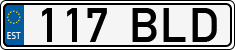 License plate of Estonia, Regular car plates