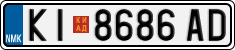License plate of North Macedonia, Regular plates (2012)