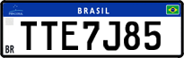 License plate of Brazil, Private owners (Mercosul)