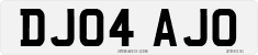 License plate of the United Kingdom, 2001 year system